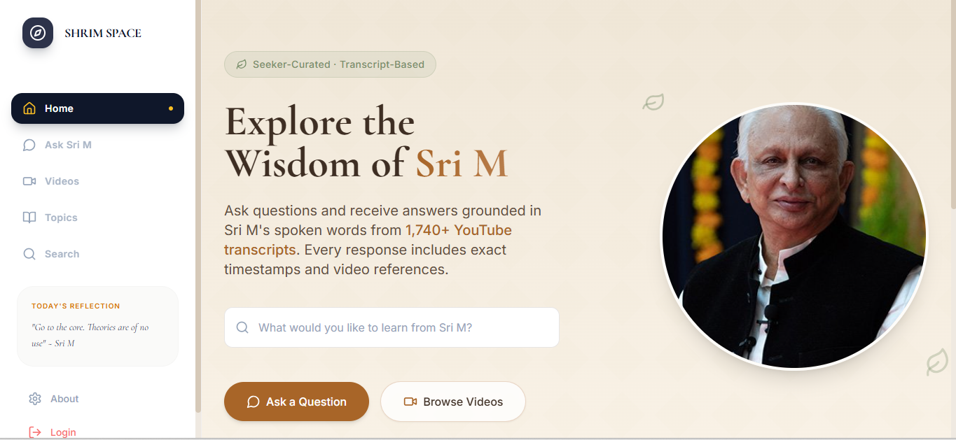 Srim AI – Intelligent AI Replica System
